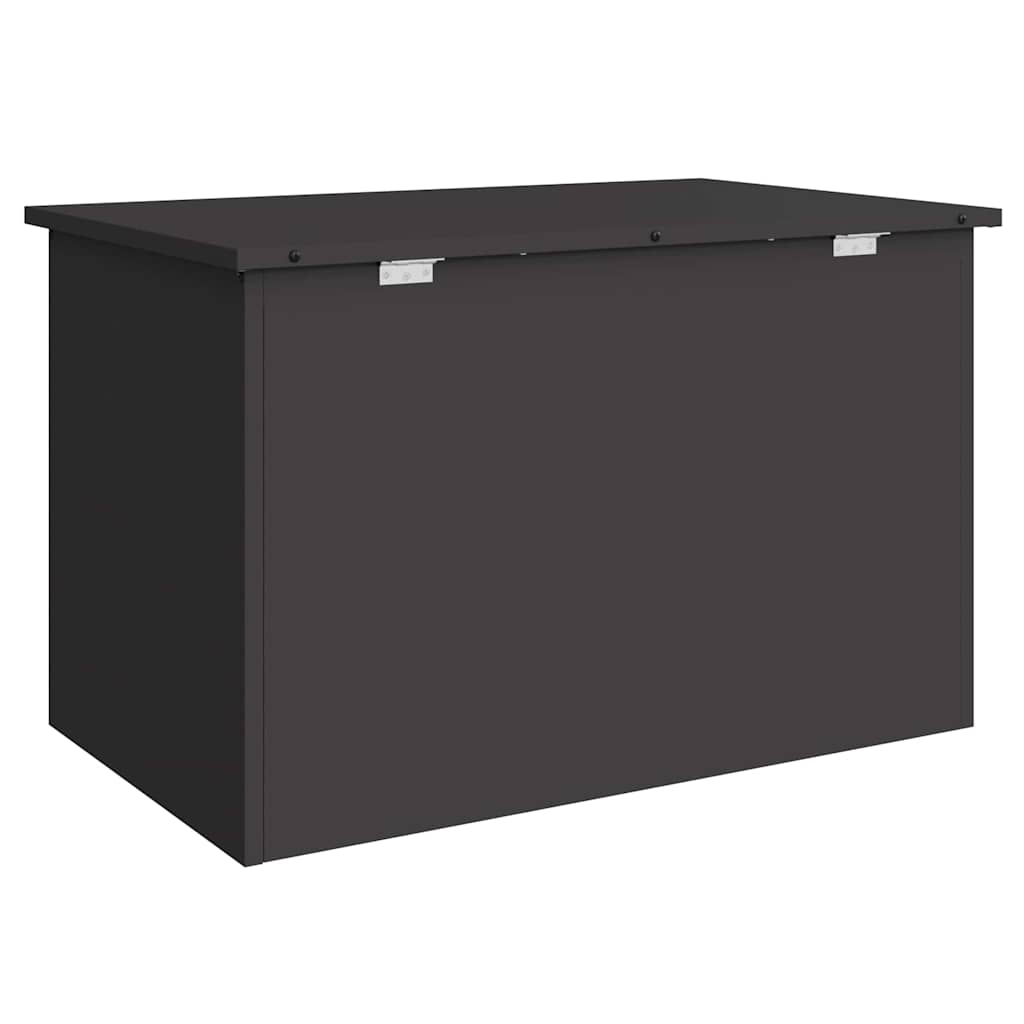 Udendørs Opbevaringskasse Sort 80 x 50,5 x 50 cm Stål