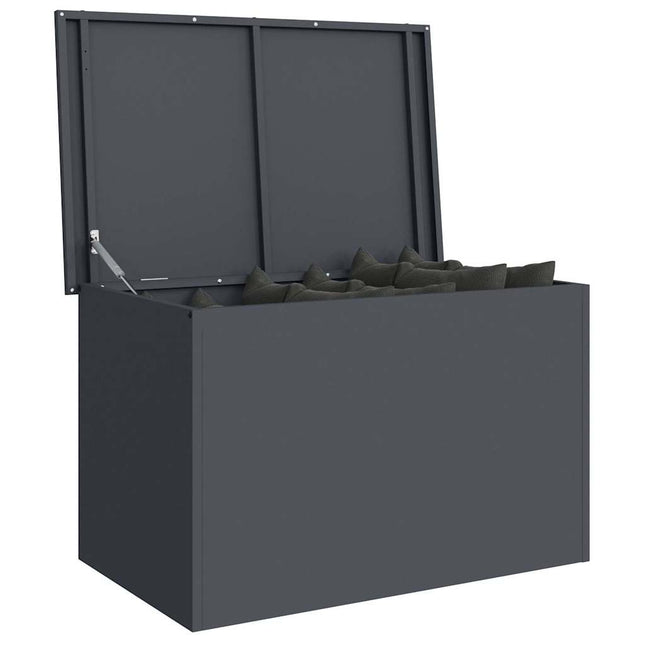 Have opbevaringspude kasse Stål 80 x 50,5 x 50 cm 180 Antracit
