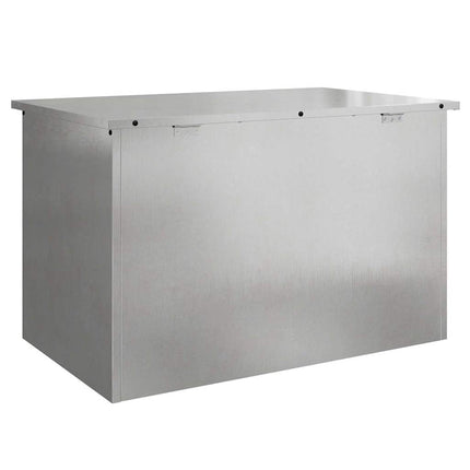 Have opbevaringspude kasse Galvaniseret stål 80 x 50,5 x 50 cm
