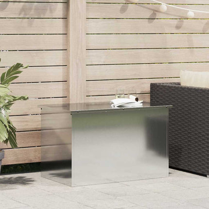 Have opbevaringspude kasse Galvaniseret stål 80 x 50,5 x 50 cm
