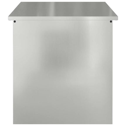 Have opbevaringspude kasse Galvaniseret stål 80 x 50,5 x 50 cm