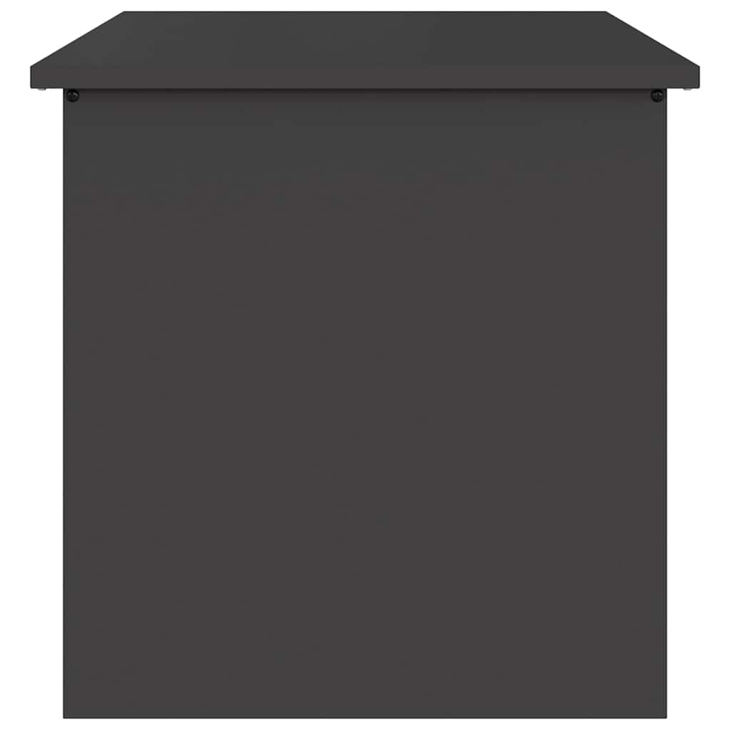 Udendørs Opbevaringskasse Sort 55 x 50,5 x 50 cm Stål