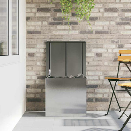 Have opbevaringspude kasse Galvaniseret stål 55 x 50,5 x 50 cm