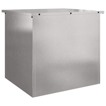 Have opbevaringspude kasse Galvaniseret stål 55 x 50,5 x 50 cm