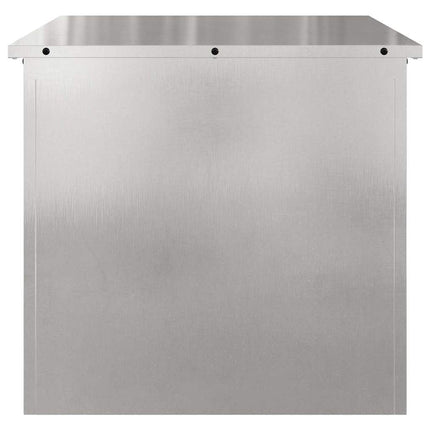 Have opbevaringspude kasse Galvaniseret stål 55 x 50,5 x 50 cm