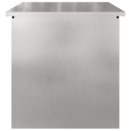 Have opbevaringspude kasse Galvaniseret stål 55 x 50,5 x 50 cm
