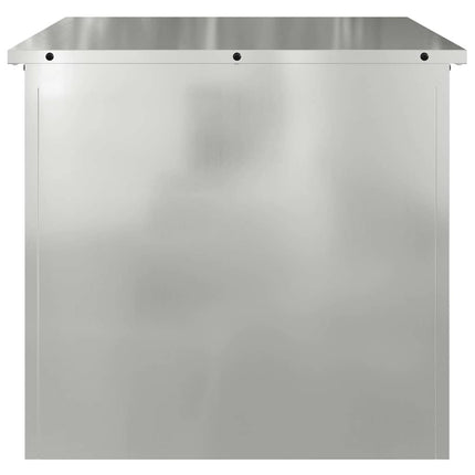 Have opbevaringspude kasse Galvaniseret stål 55 x 50,5 x 50 cm