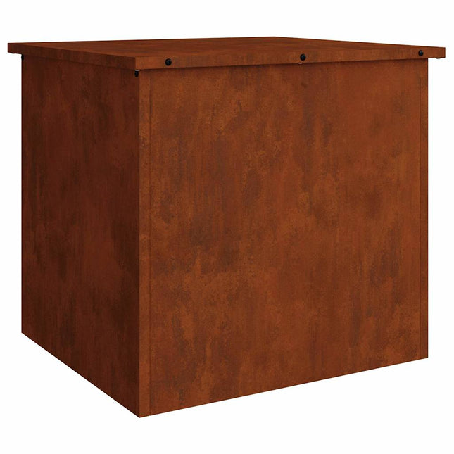 Have opbevaringspude kasse Stål 55 x 50,5 x 50 cm 220 Rusten