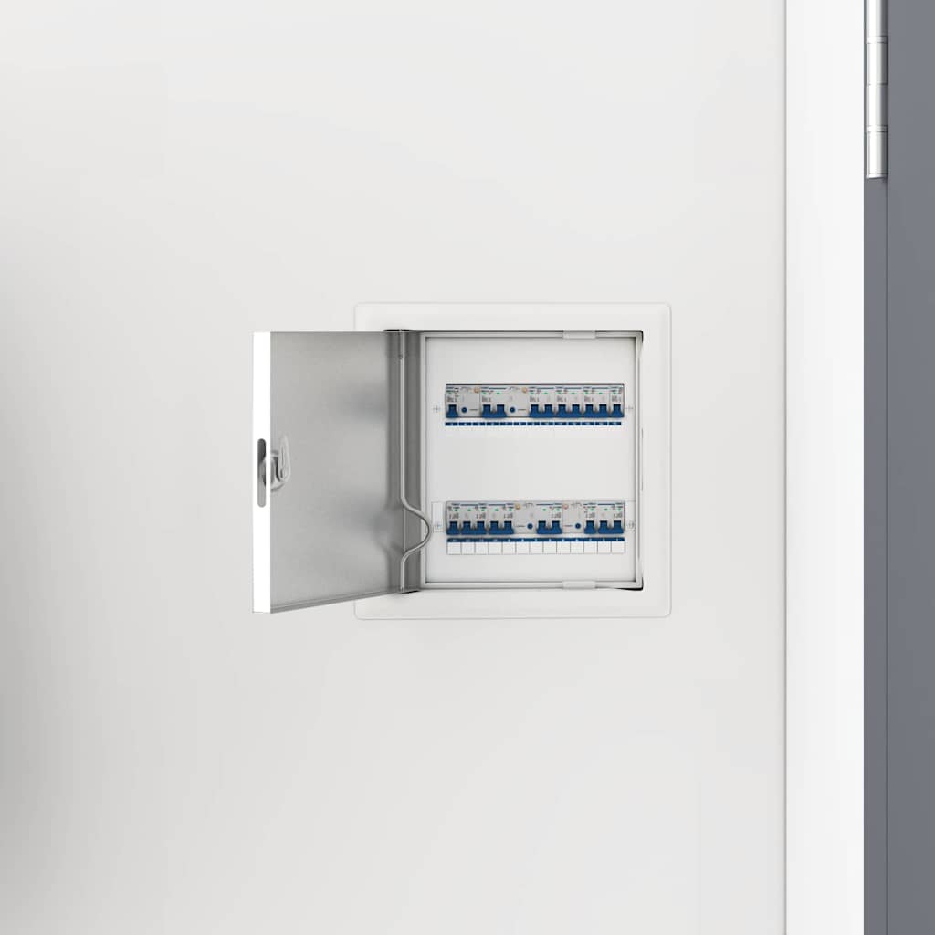 Adgangspanel 2 pcs Hvid 63 x 33 x 3 cm Stål