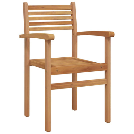 Stol 8 stk. Brun Massiv Teaktræ