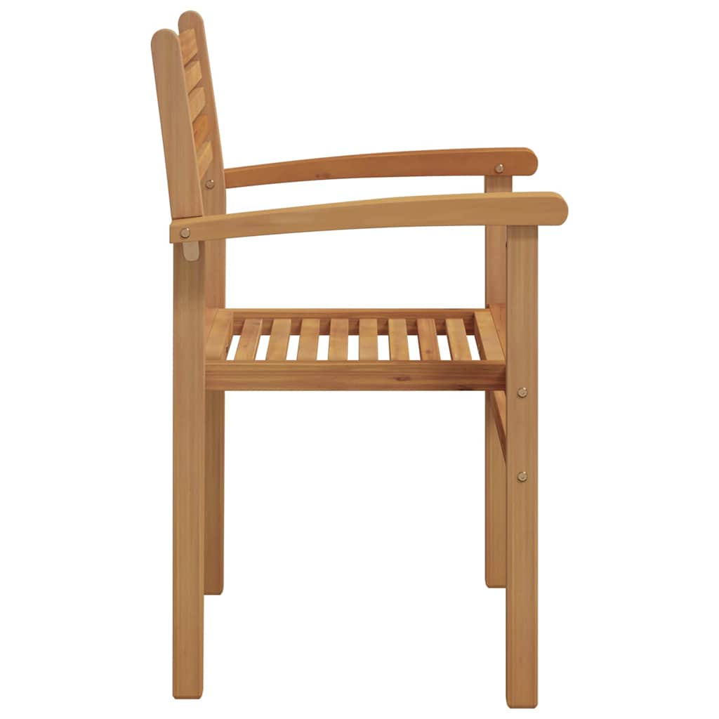 Stol 8 pcs Brun 56 x 55 x 90.5 cm Massiv Teaktræ