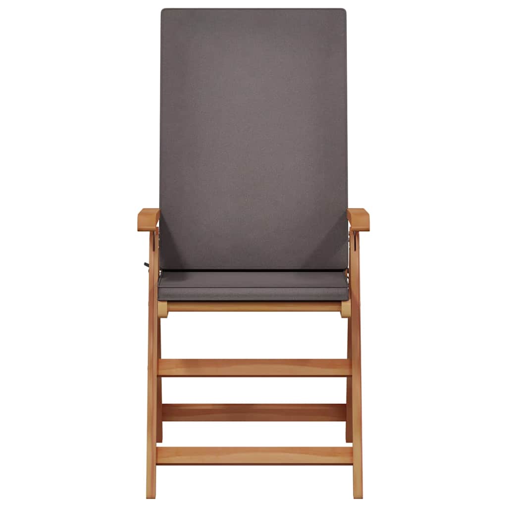 Have Stol 6 pcs Brun og grå 57 x 71,5 x 104 cm Massiv Teaktræ