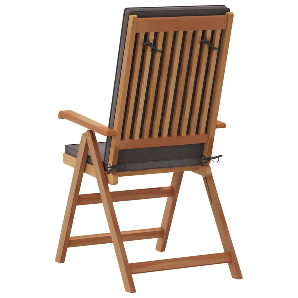 Have Stol 8 pcs Brun og grå 57 x 71,5 x 104 cm Massiv Teaktræ