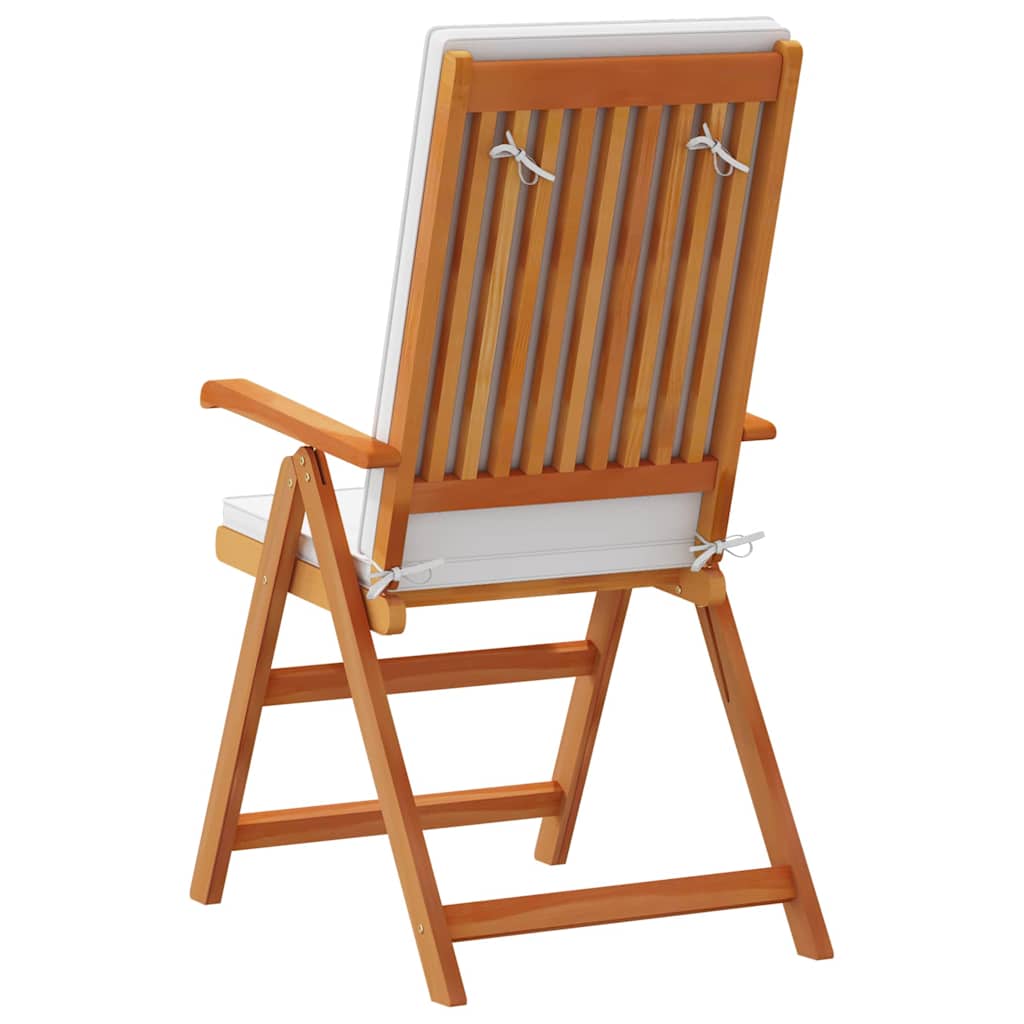 Have Stol 4 pcs Brun og hvid 57 x 71,5 x 104 cm Massiv Teaktræ