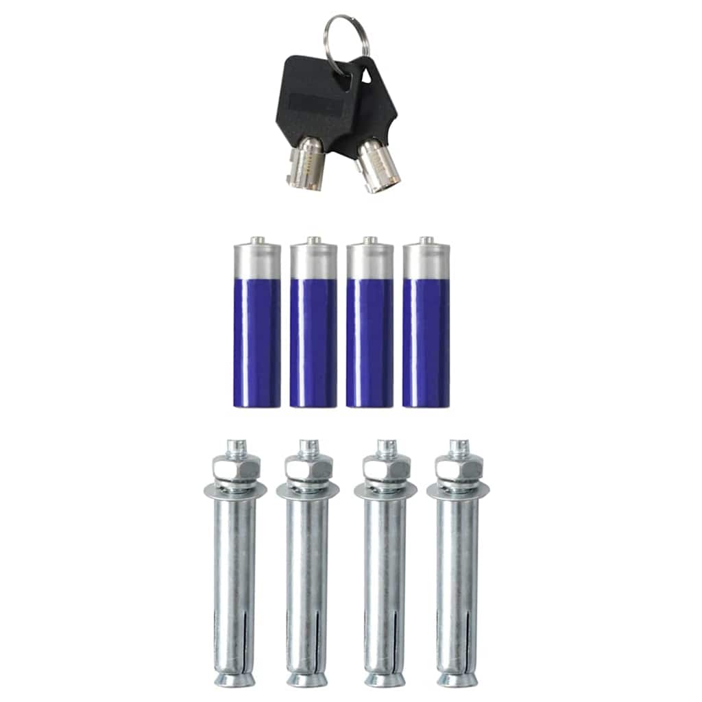 Digital sikker med lås Mørkegrå 20 x 31 x 20 cm Stål