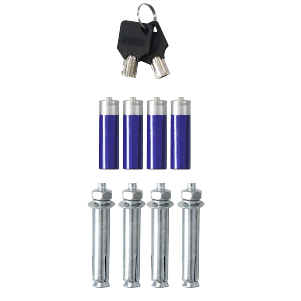 Digital sikker med lås Mørkegrå 25 x 35 x 25 cm Stål