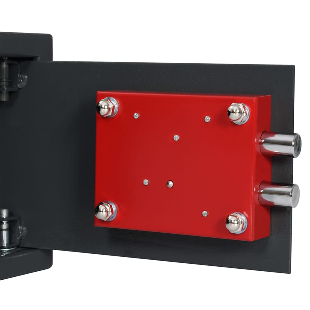 Skab med lås Grå 20 x 31 x 20 cm Stål