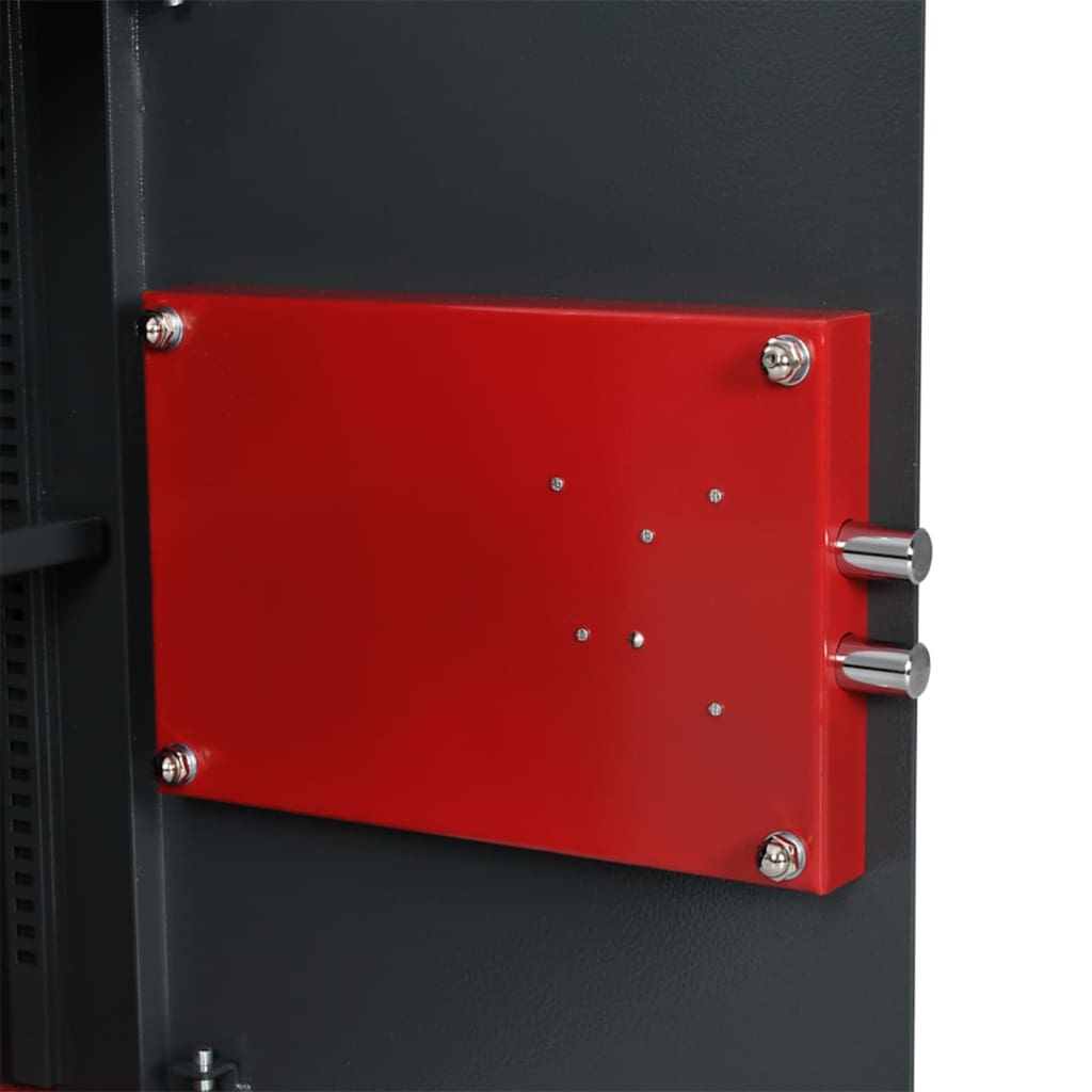 Skab med lås Grå 31 x 35 x 50 cm Stål