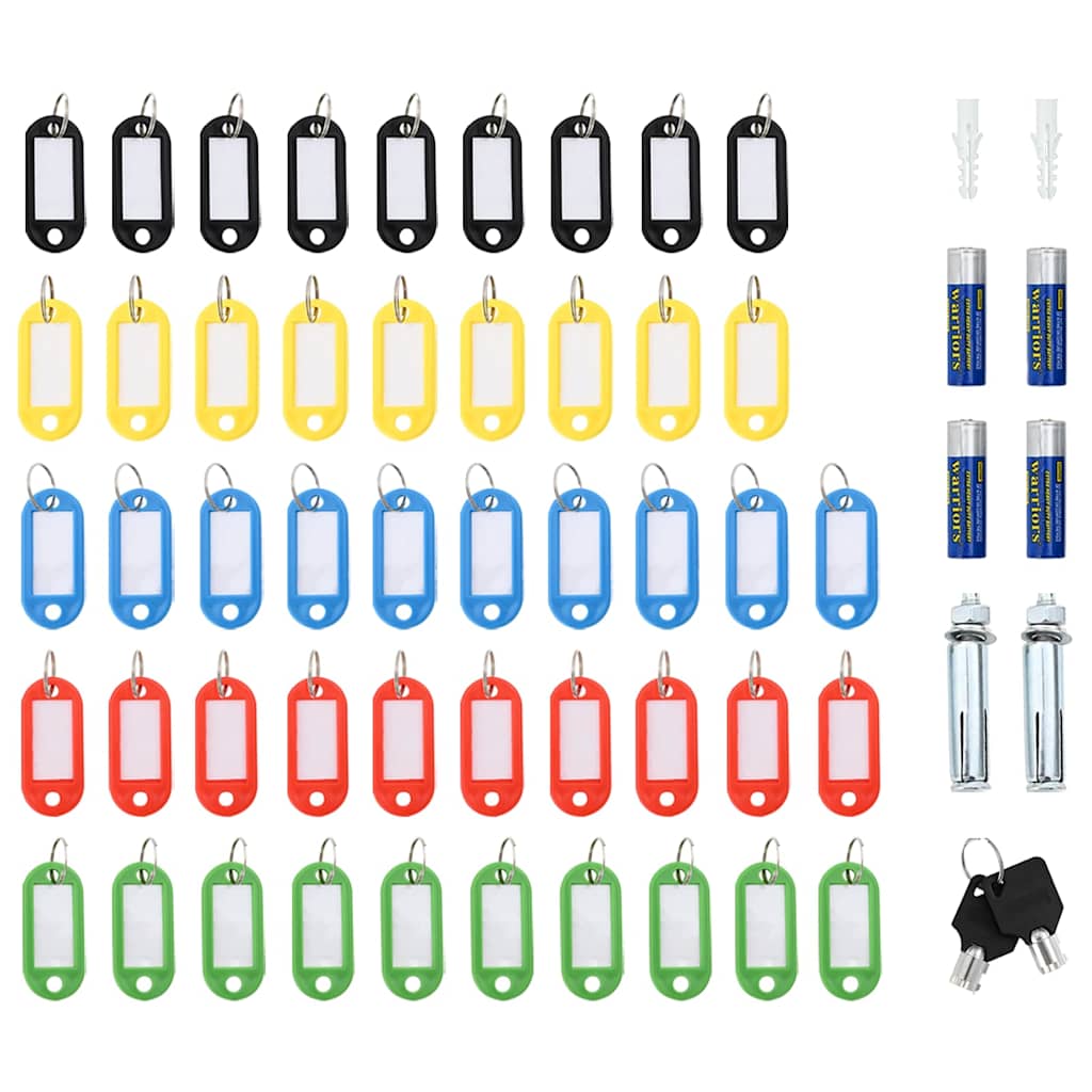 Digital sikker med lås Grå 30 x 10 x 36,5 cm Stål