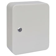 Nøgleboks med lås Hvid 20 x 7.5 x 25 cm Stål