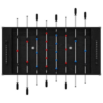 Fodboldbord Sort Eg 125 x 60,5 x 80 cm Konstrueret træ