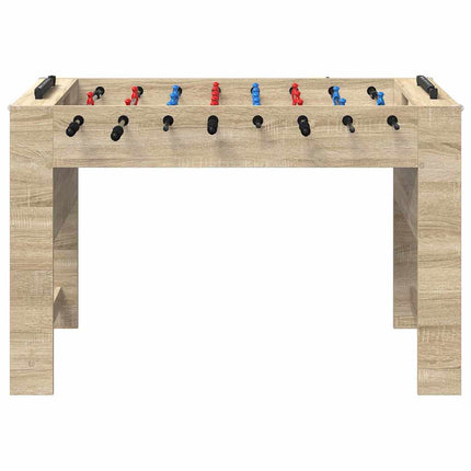 Fodboldbord Sonoma eg 125 x 60,5 x 80 cm Konstrueret træ