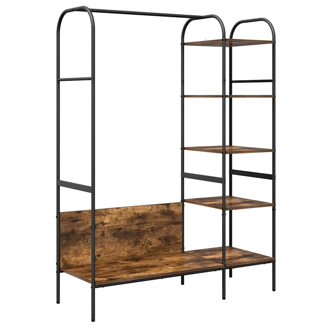 Tøjstativ Brunt eg 120 x 44 x 160 cm Konstrueret træ