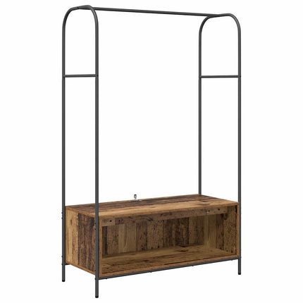 Tøjstativ Brun eg 100 x 44 x 160 cm Konstrueret træ