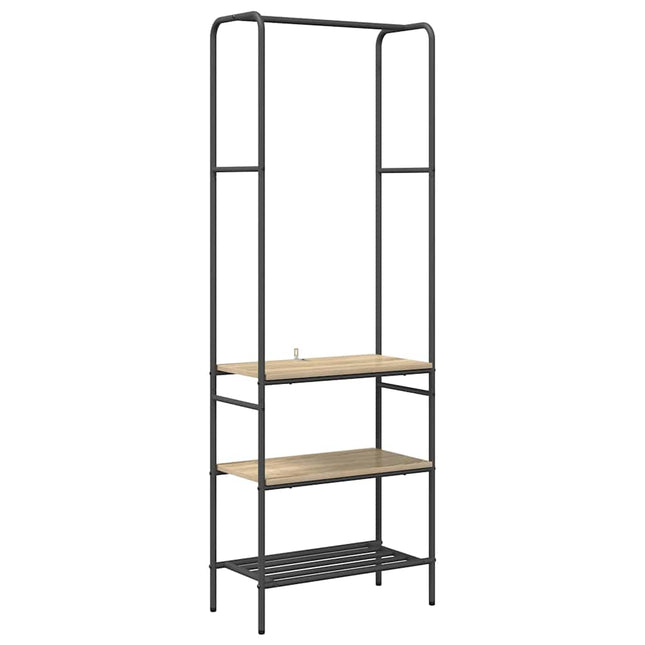 Tøjstativ Sonoma eg 60 x 30 x 171 cm Konstrueret træ