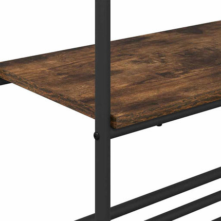 Tøjstativ Røget eg 60 x 30 x 171 cm Konstrueret træ