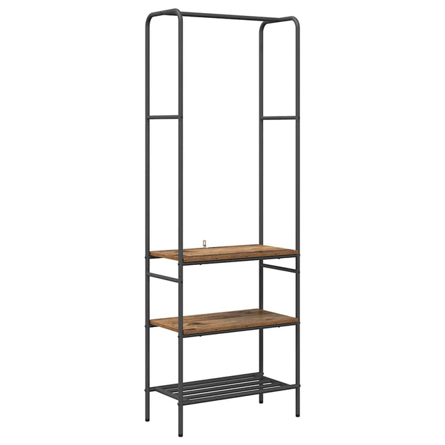 Tøjstativ Gammelt træ 60 x 30 x 171 cm Konstrueret træ