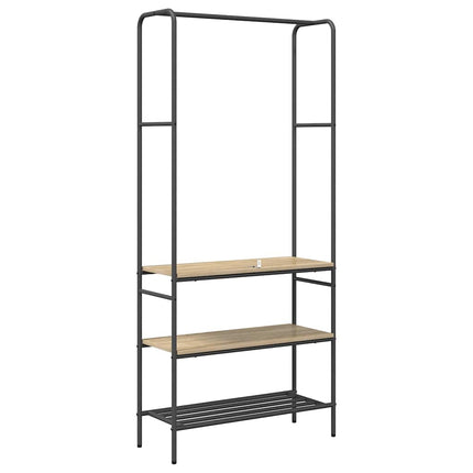Tøjstativ Sonoma eg 77 x 30 x 171 cm Konstrueret træ