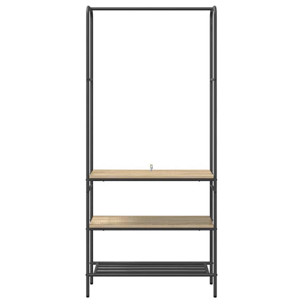 Tøjstativ Sonoma-eg 77 x 30 x 171 cm Konstrueret træ