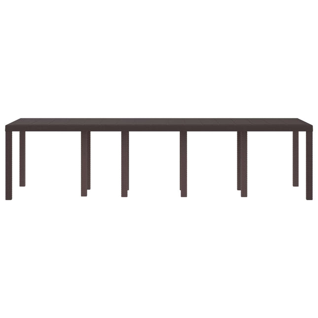 Havemøbel Bord Brun 300 x 100 x 73 cm polyrattan