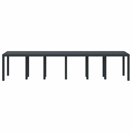 Havemøbel Bord Antracit 350 x 100 x 74 cm polyrattan