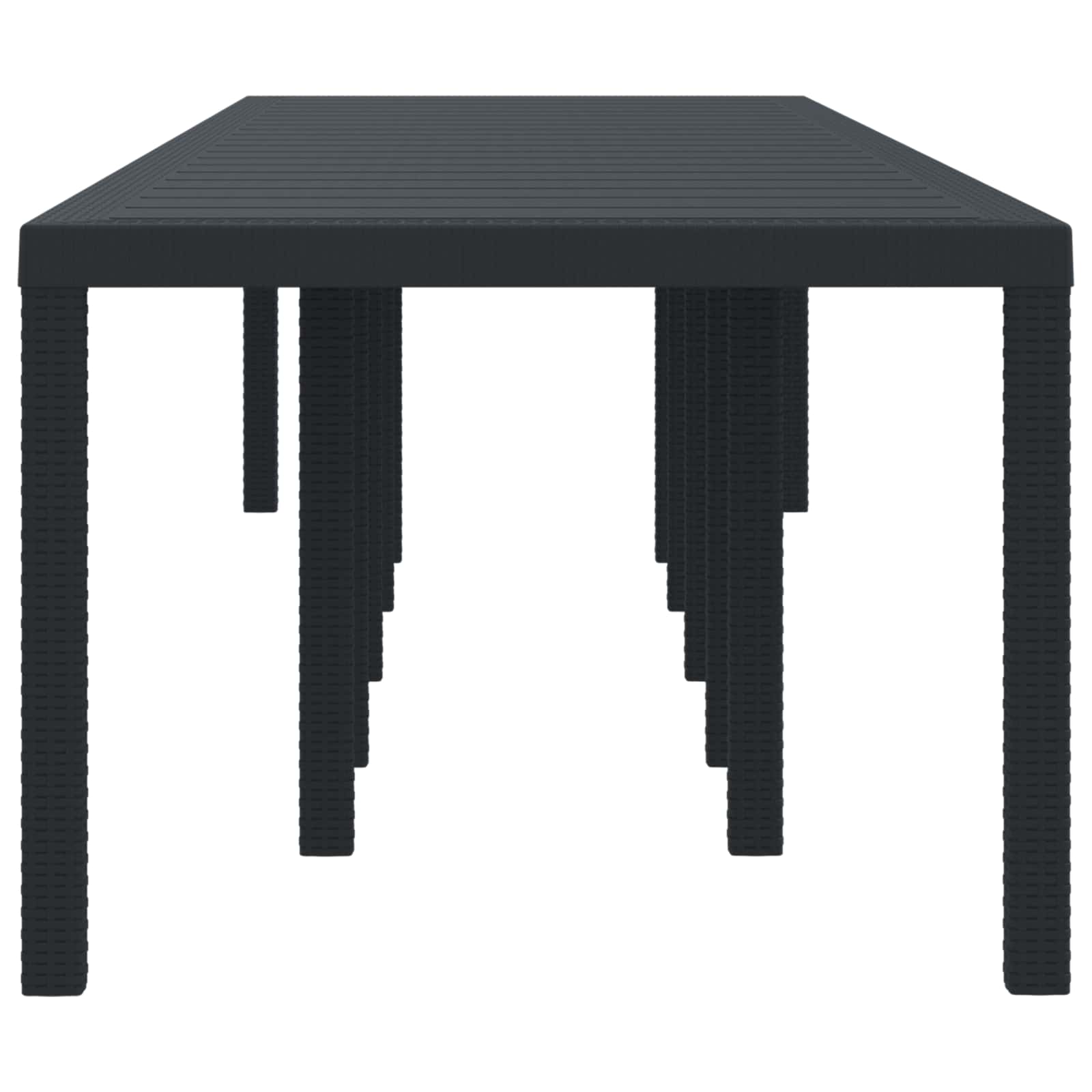 Havemøbel Bord Antracit 350 x 100 x 74 cm polyrattan