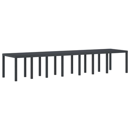 Havemøbel Bord Antracit 400 x 100 x 73 cm polyrattan