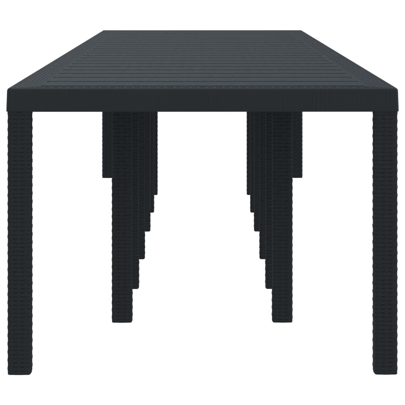 Havemøbel Bord Antracit 400 x 100 x 73 cm polyrattan