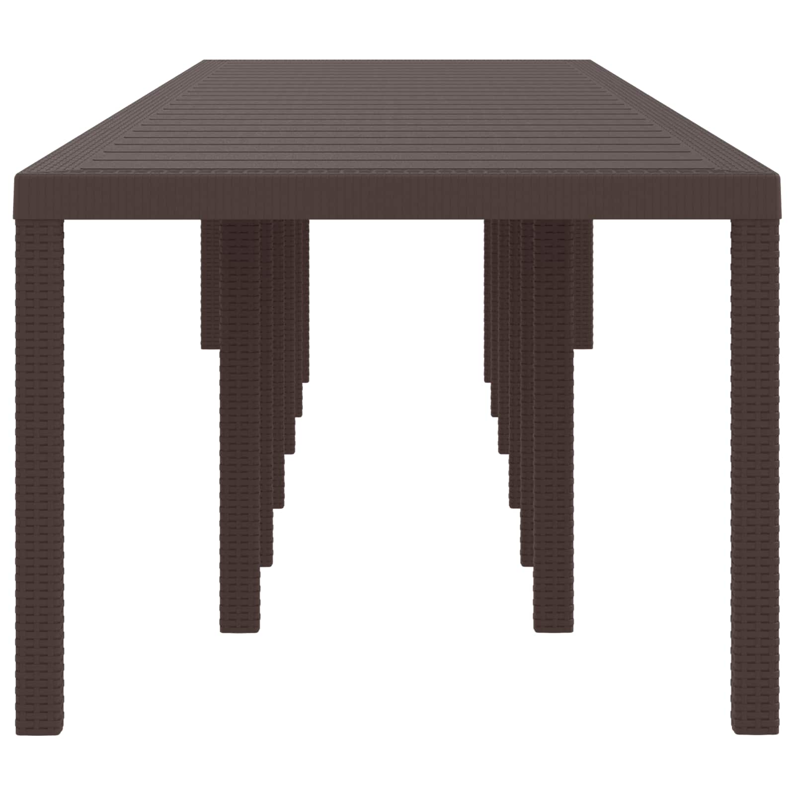 Havemøbel Bord Brun 400 x 100 x 73 cm polyrattan