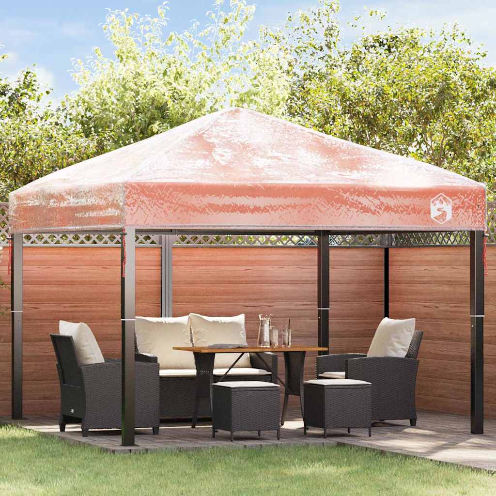 vidaXL Gazebo Cover - Erstatningstag - Transparent PVC - 300x300x26 cm