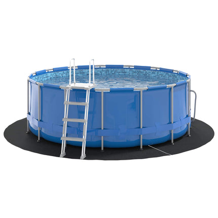 Pool Bundark Sort Ø 244 cm Non-woven stof