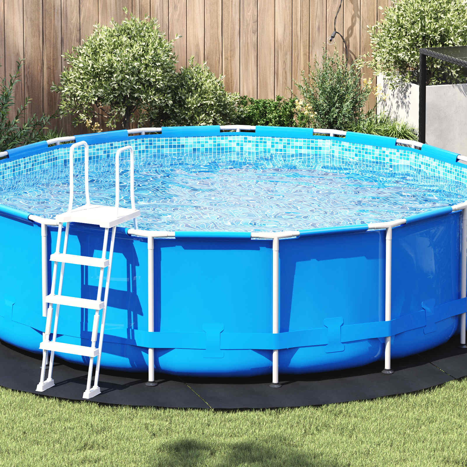 Pool Bundark Sort Ø 366 cm Non-woven stof