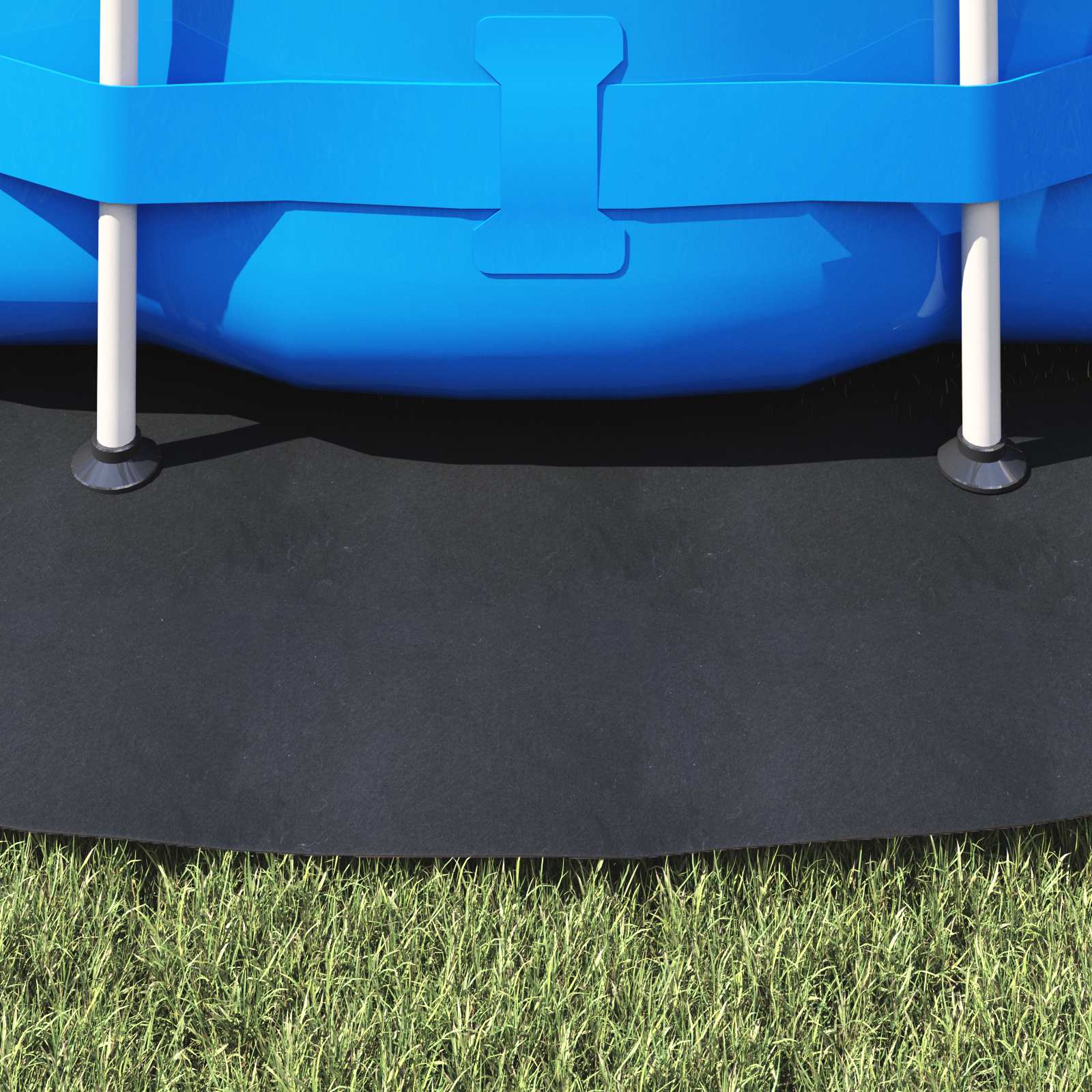 Pool Bundark Sort Ø 366 cm Non-woven stof