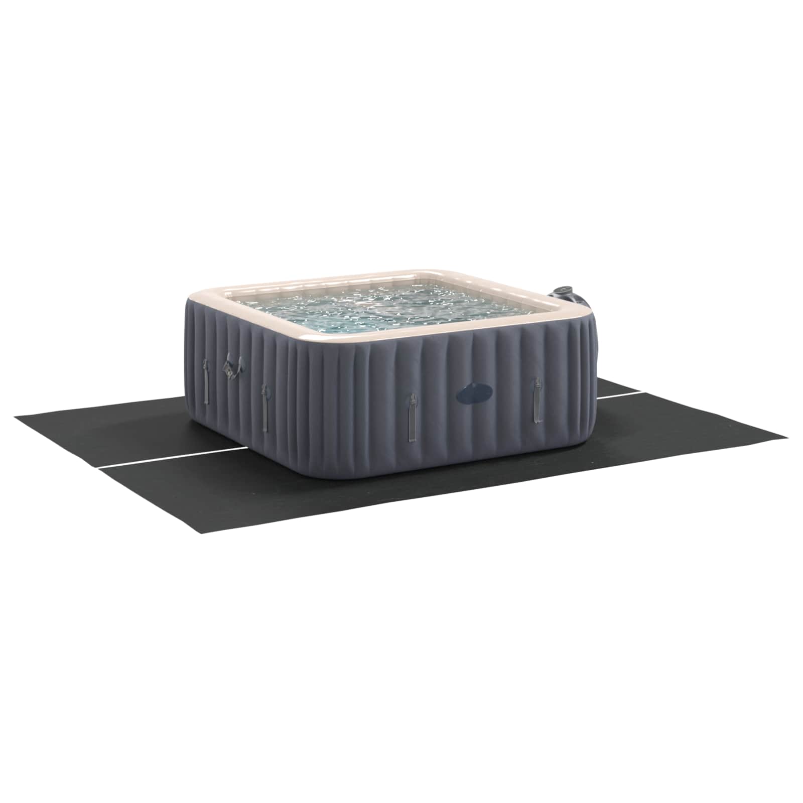 Pool Bundark Sort 300 x 220 x 0,1 cm Non-woven stof
