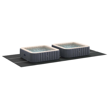 Pool Bundark 750 x 372 x 0,1 cm Rektangulær Non-woven stof Sort