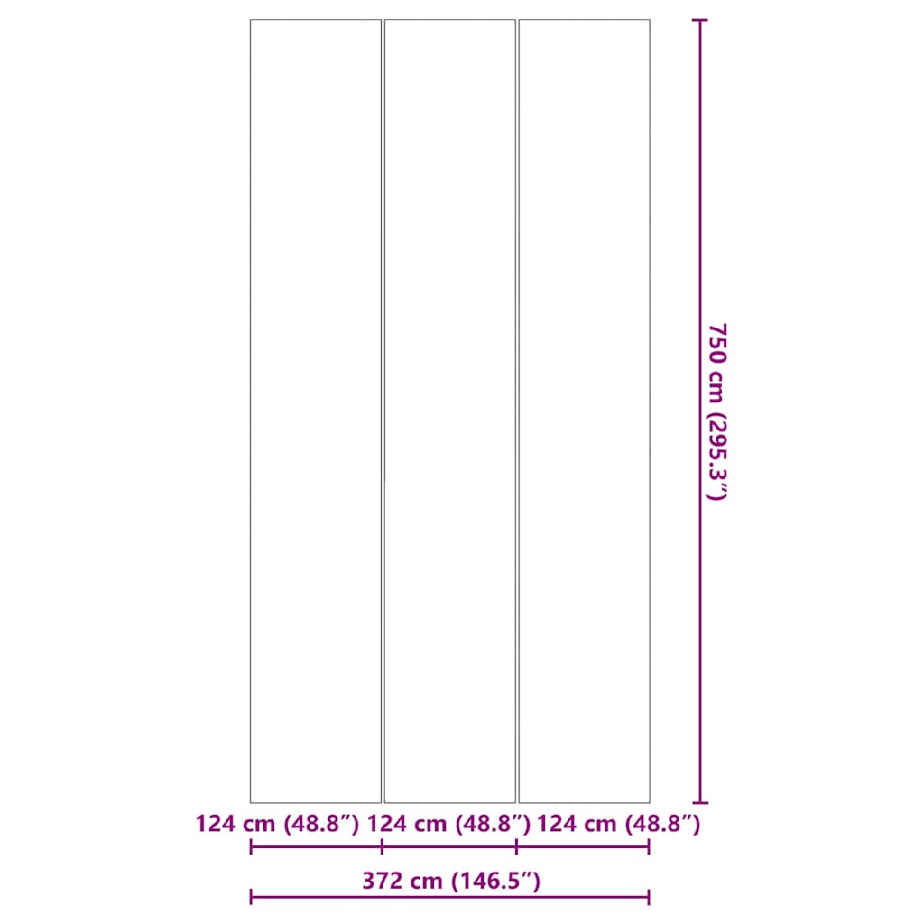 Pool Bundark Andet Sort 750 x 372 cm Polyester geotekstil