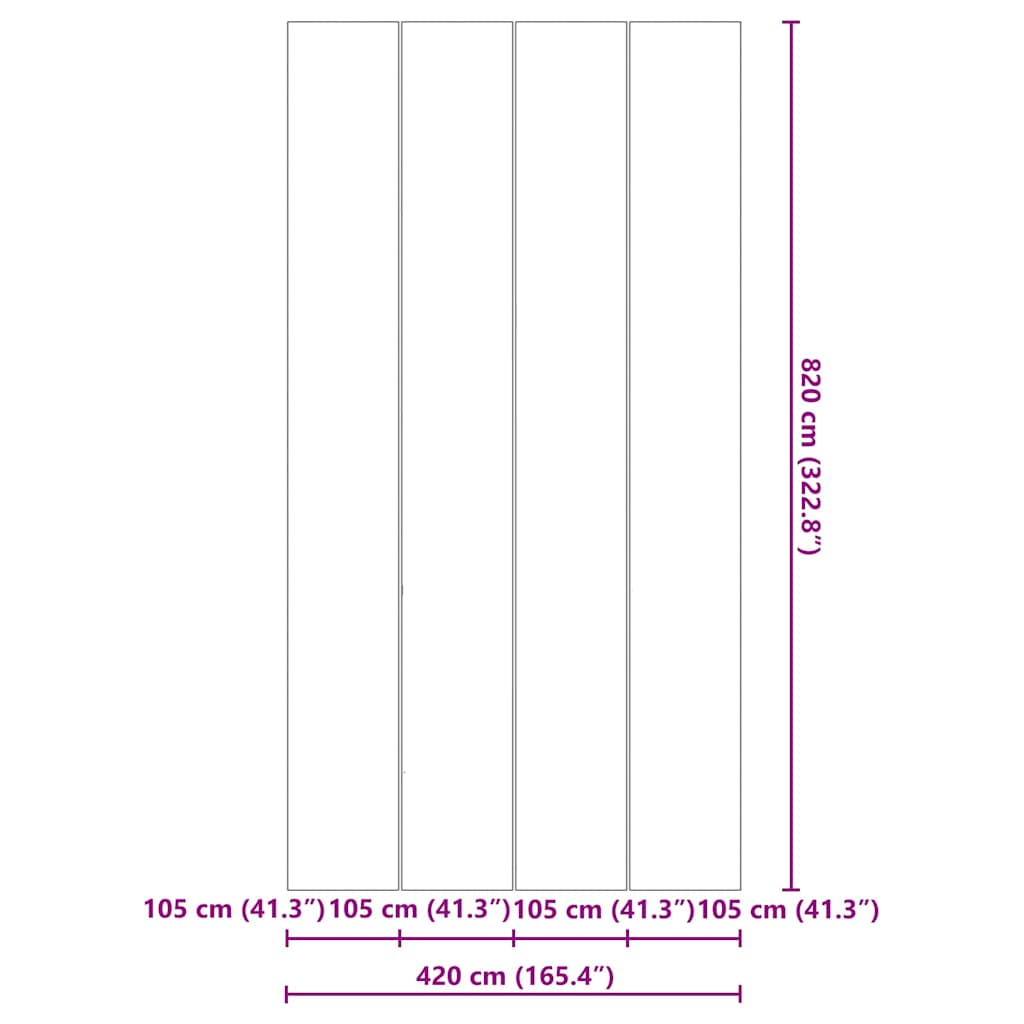 Pool Bundark Andet Sort 820 x 420 cm Polyester geotekstil