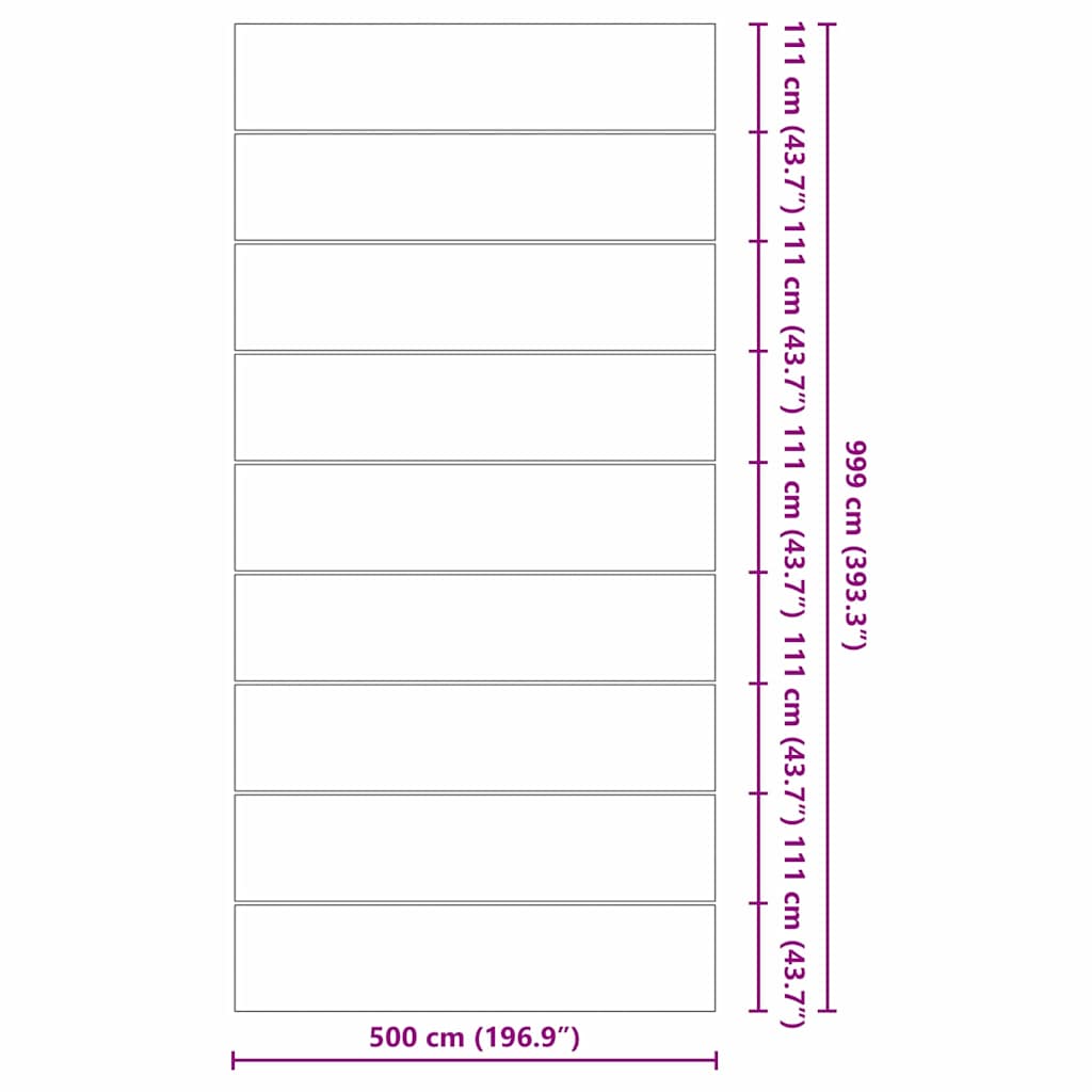 Pool Bundark Andet Sort 999 x 500 cm Polyester geotekstil