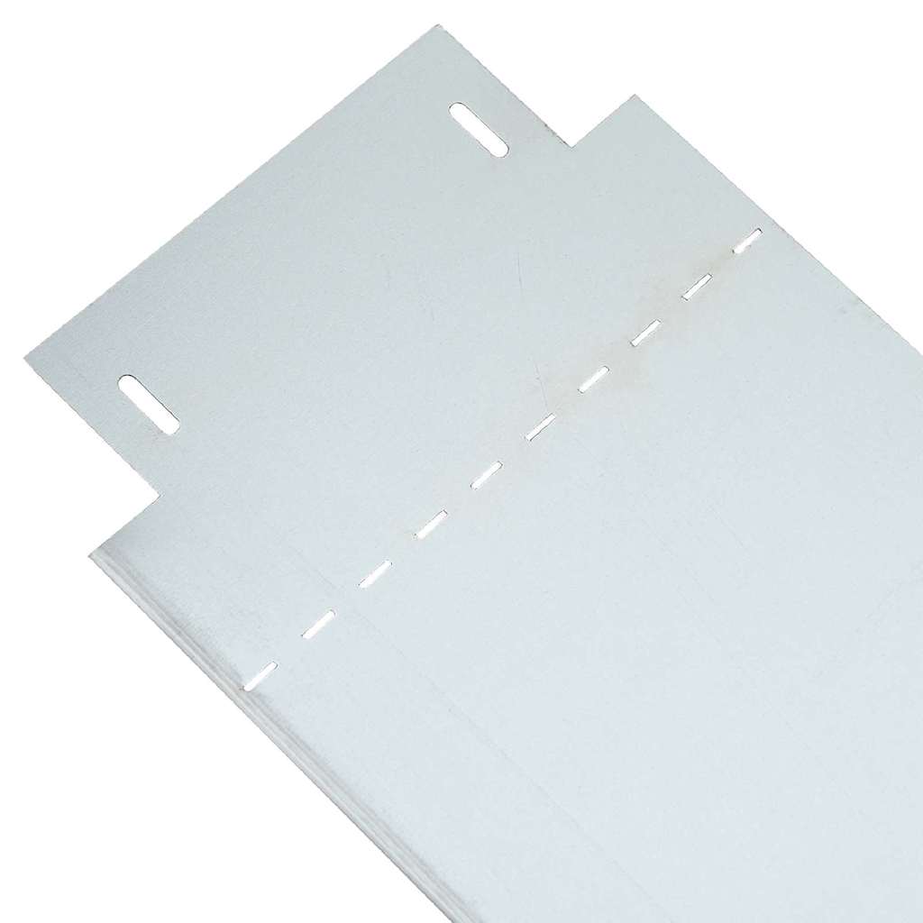 Plænekanter 5 pcs Sølv 100 x 25 x 0,07 cm Galvaniseret stål