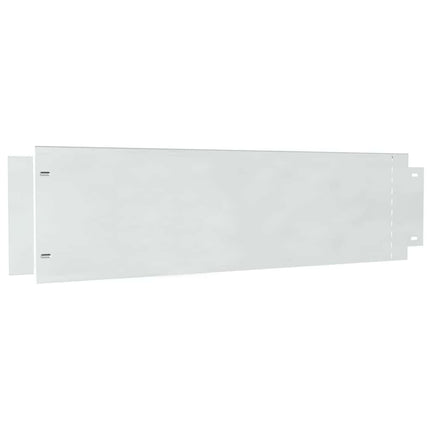 Plænekanter 5 stk. 100 x 25 x 0,07 cm Galvaniseret stål Sølv